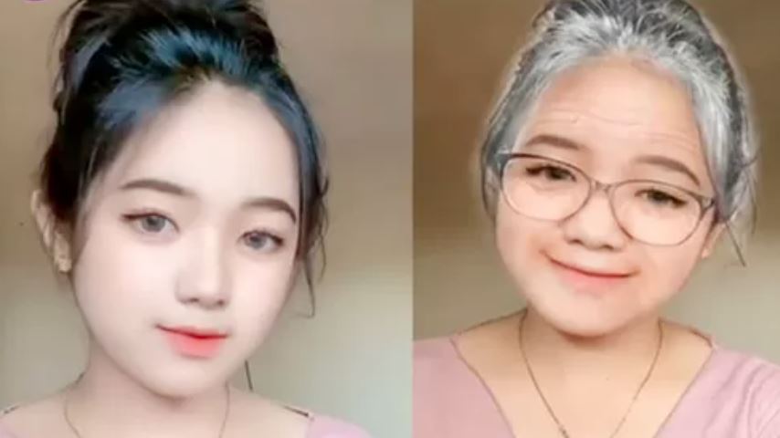 Nama Filter IG Nenek Jadi Cantik Viral - Old to Young X Glow