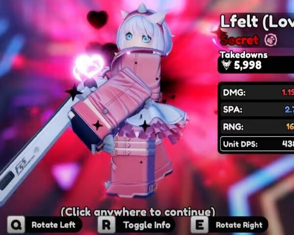 Cara Mendapatkan Lfelt di Anime Vanguards + Penjelasan Skill dan Pasifnya
